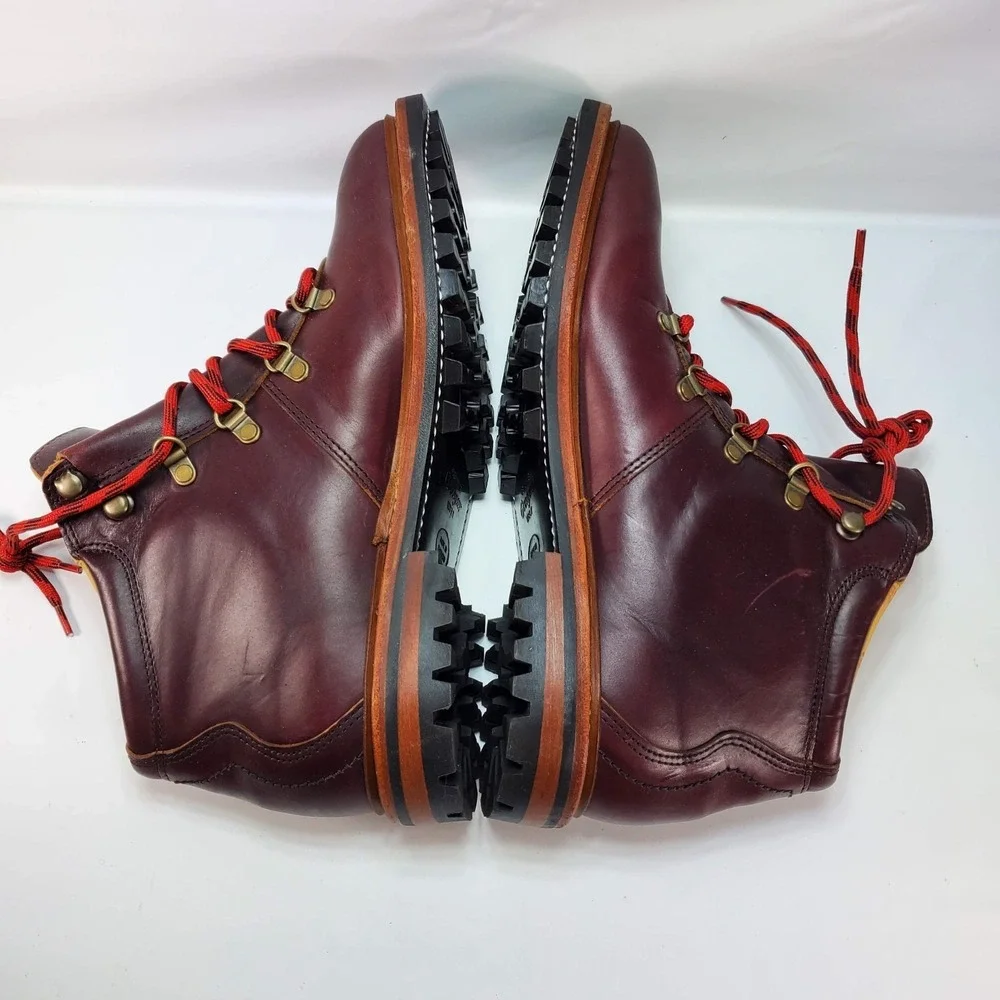 Oak‎ Street Bootmakers Summit Boot Red Chromexcel Size 10.5 FACTORY SECONDS